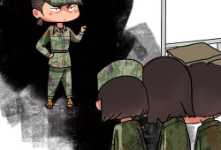 军营漫画,铁血豪情，青春风采